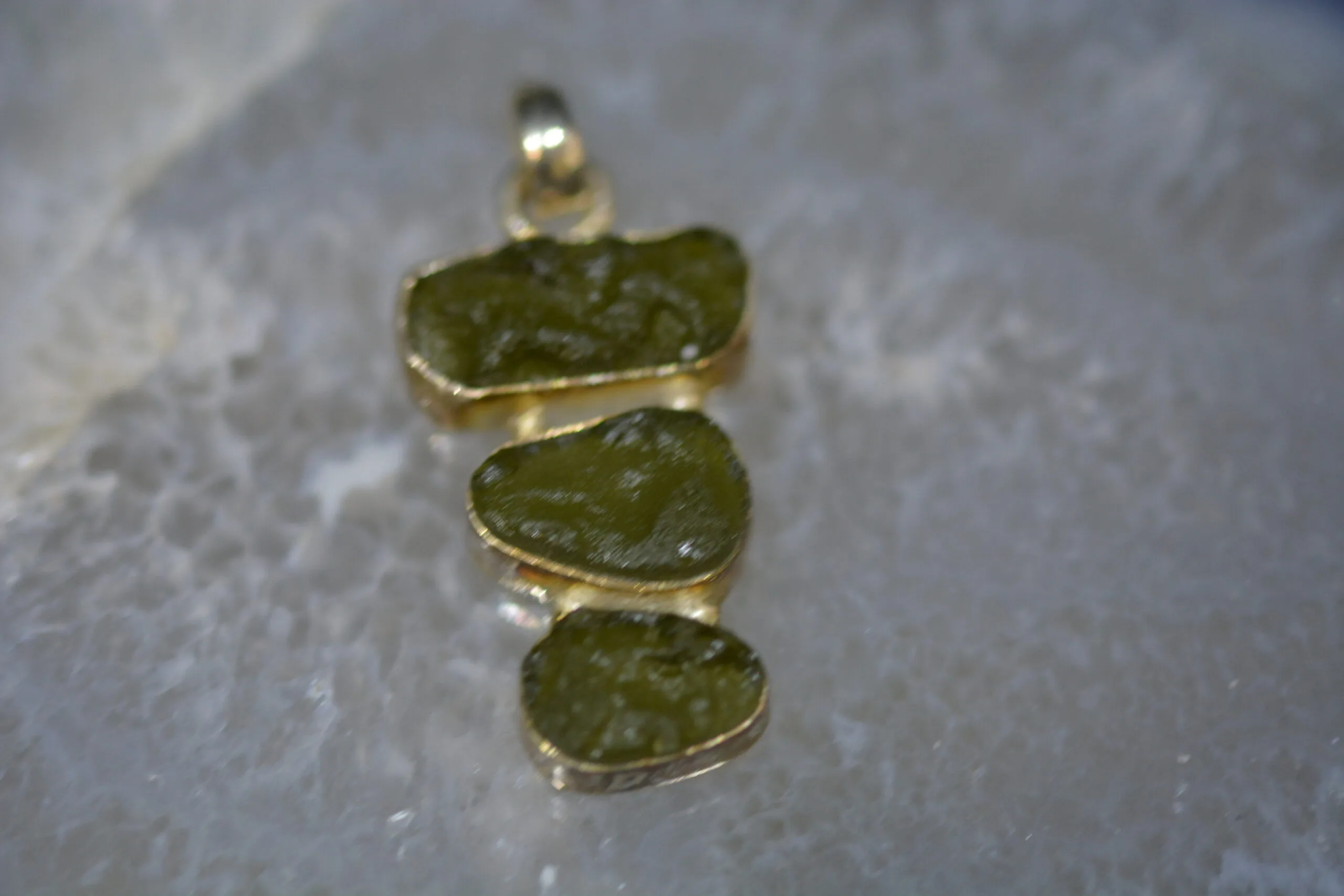 Moldavite Pendentif