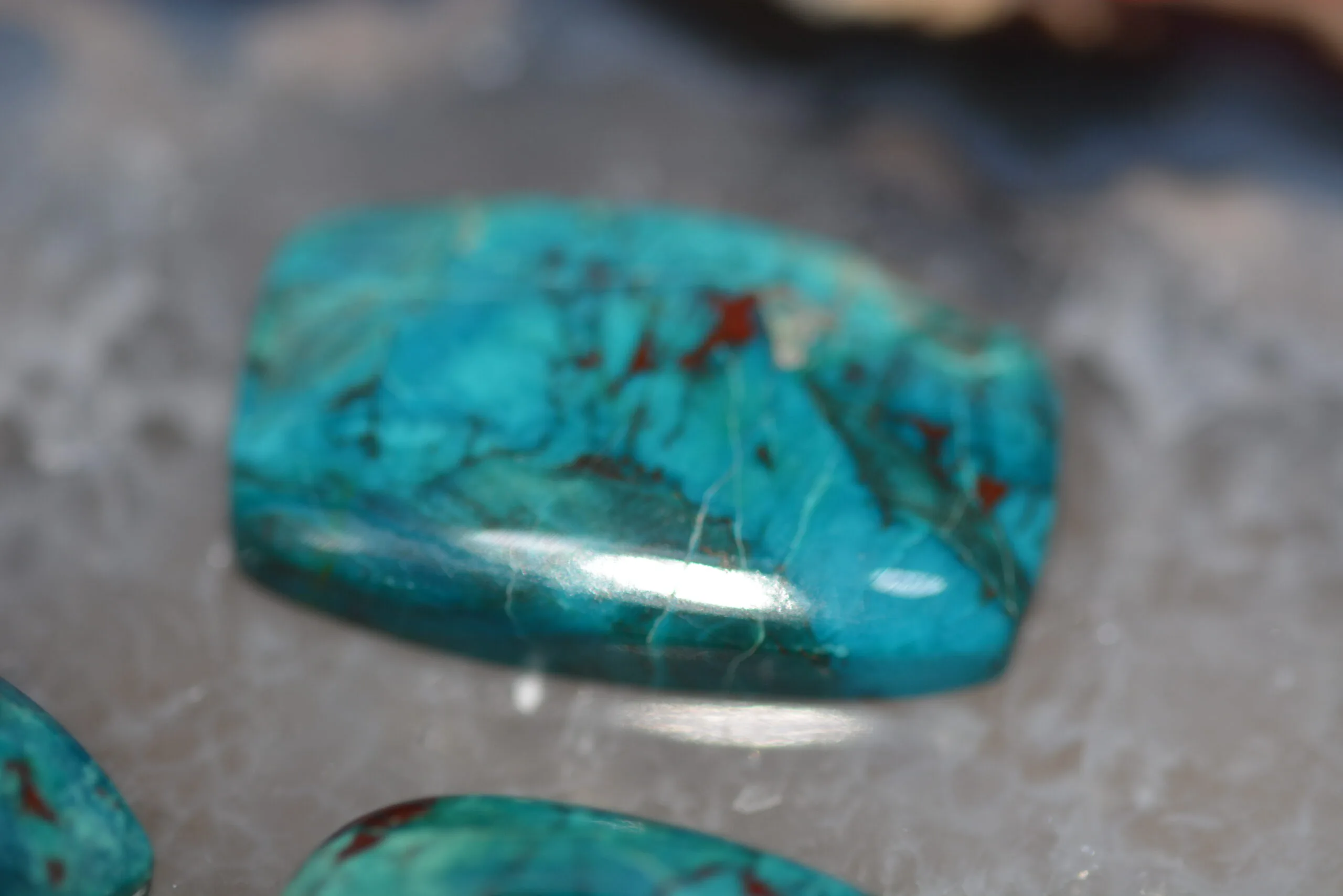 Chrysocolle Cabochon lot – Image 8