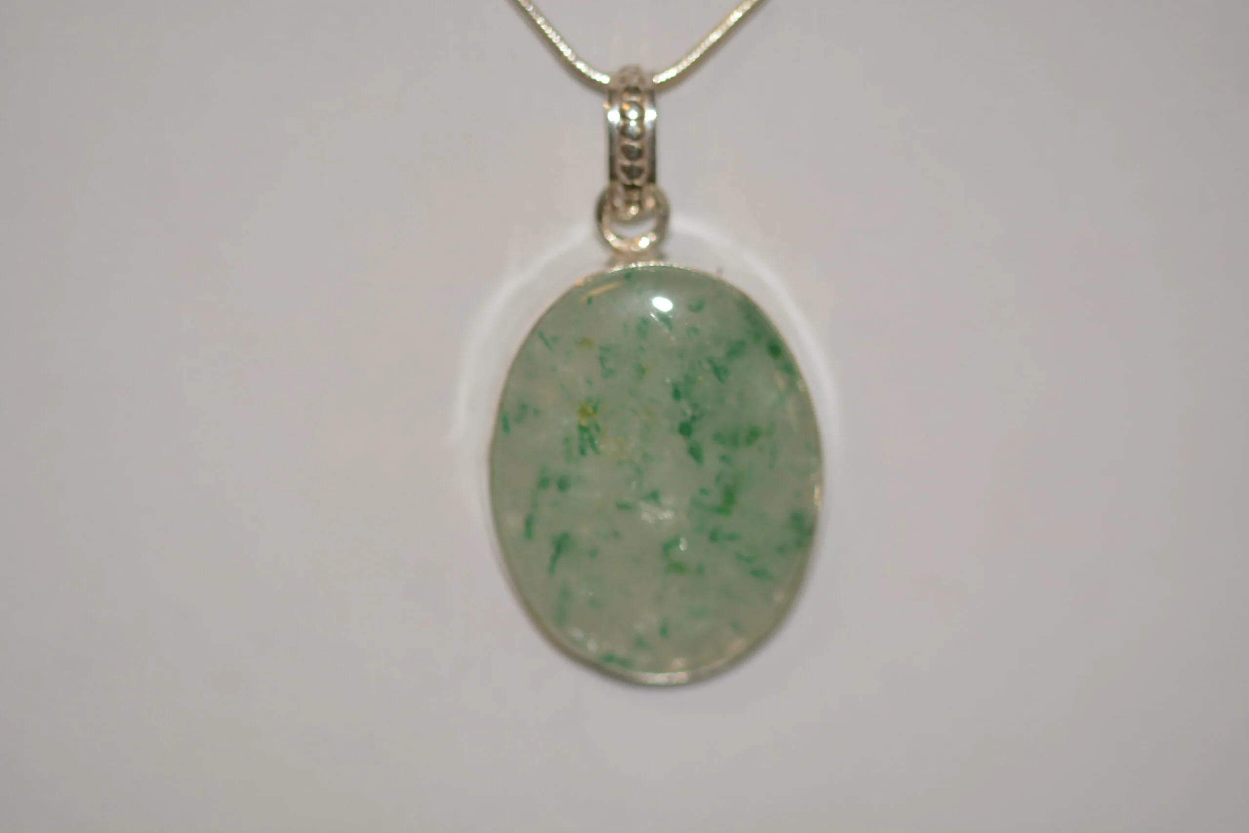 Pendentif en Prehnite