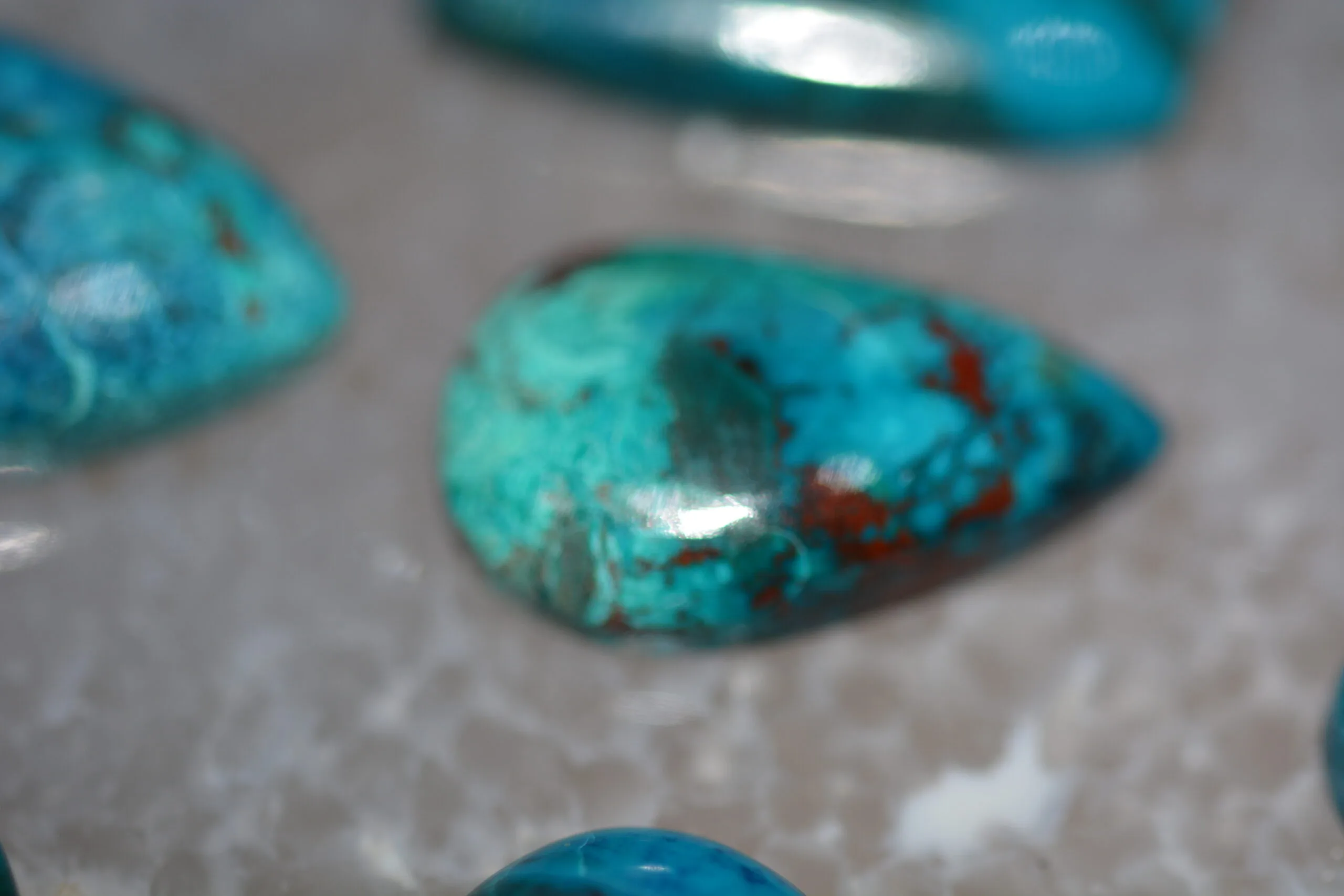Chrysocolle Cabochon lot – Image 7