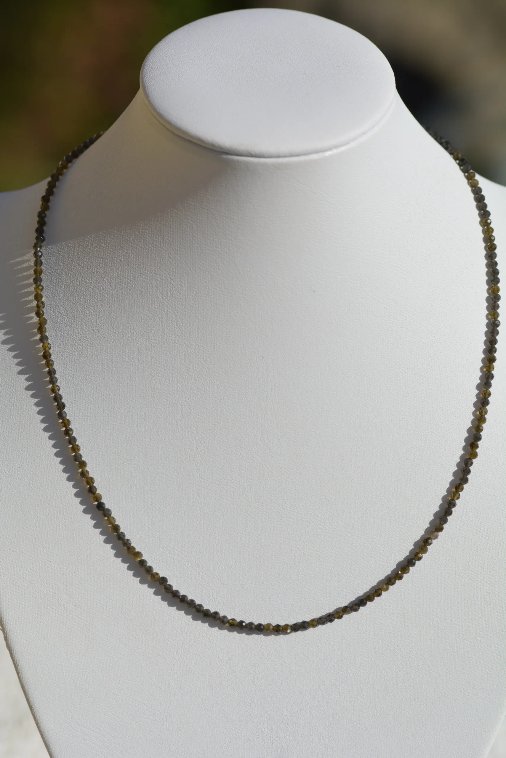 Collier en Obsidienne