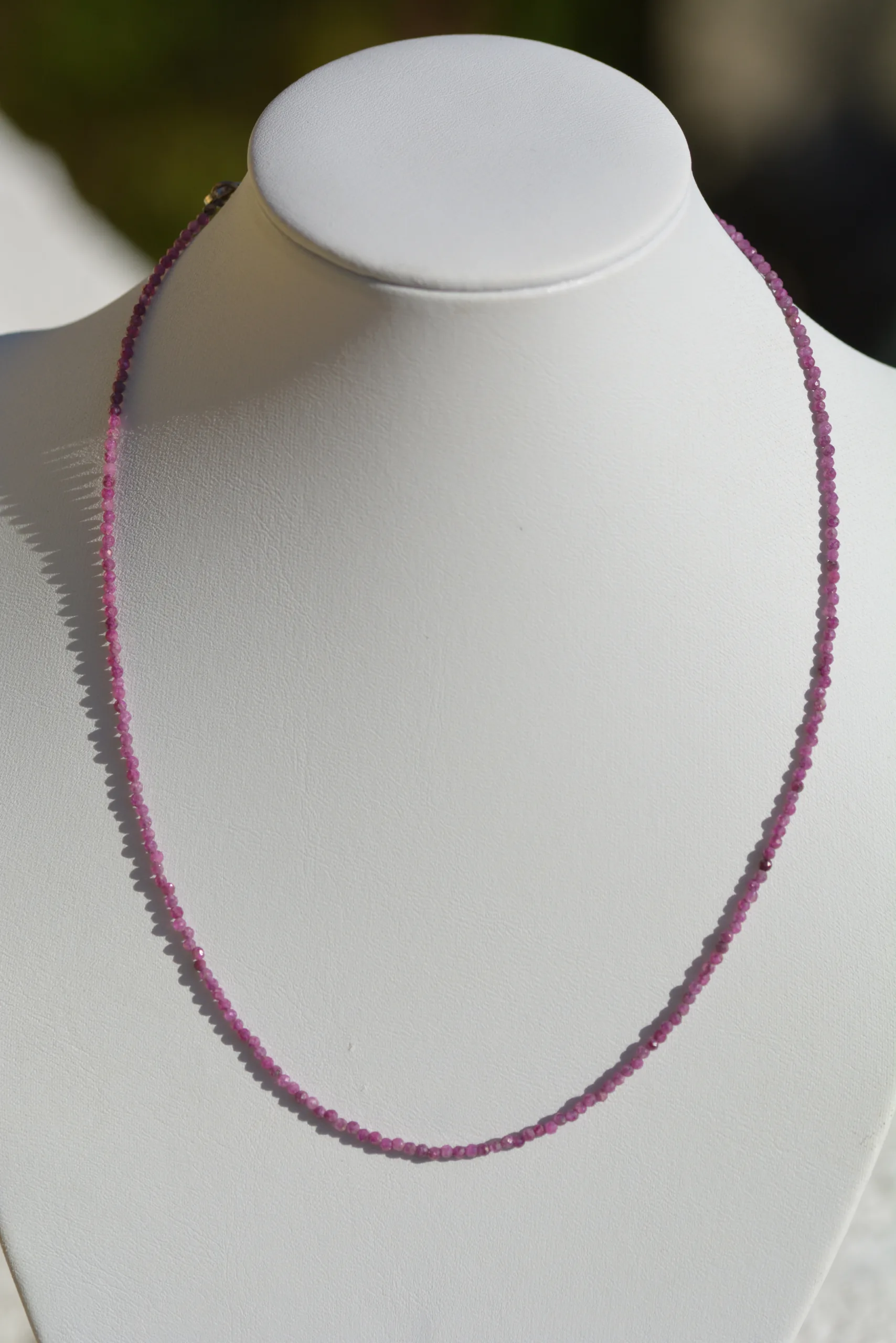 Collier en Rubis