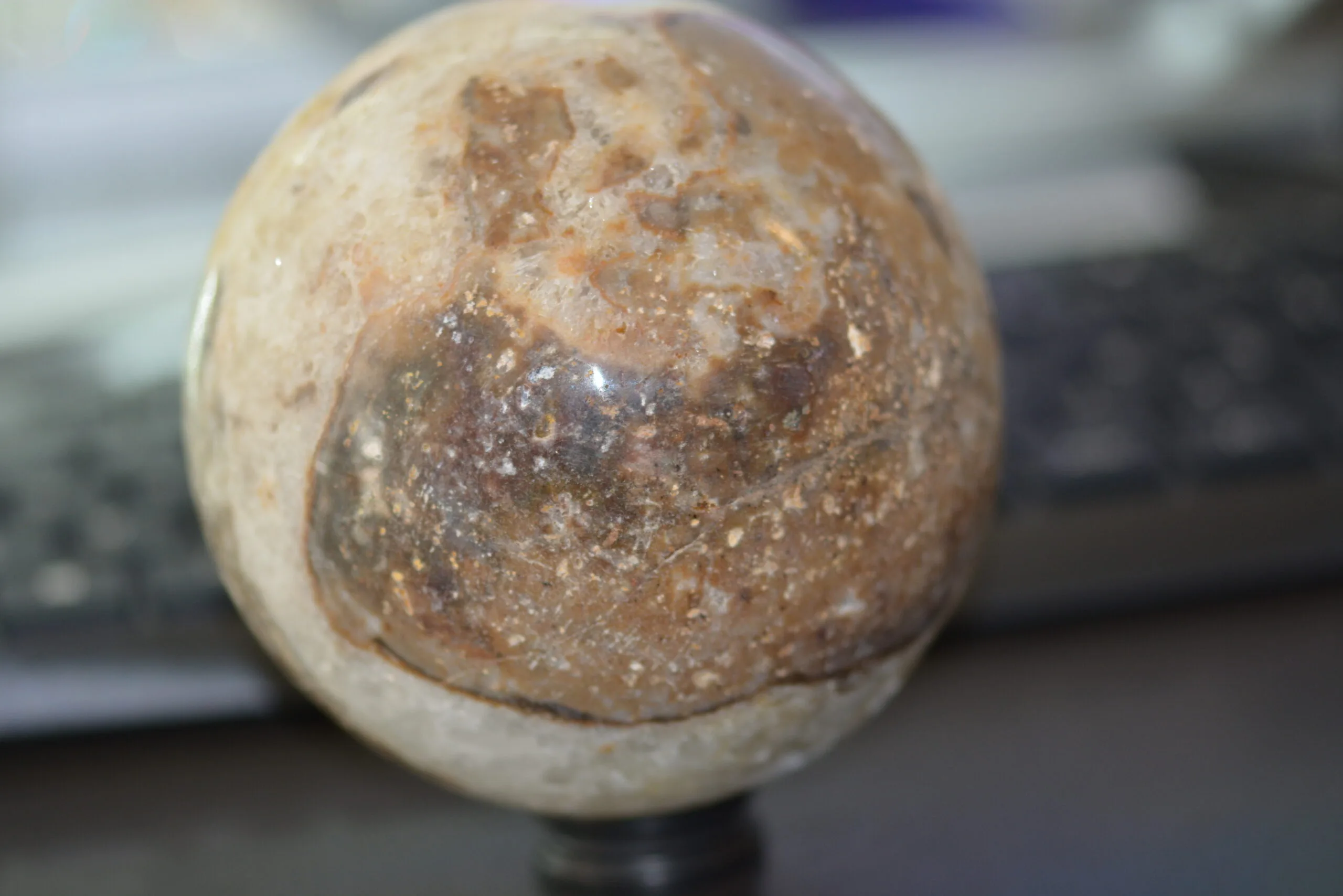 Sphère de quartz cristal jaune – Image 5