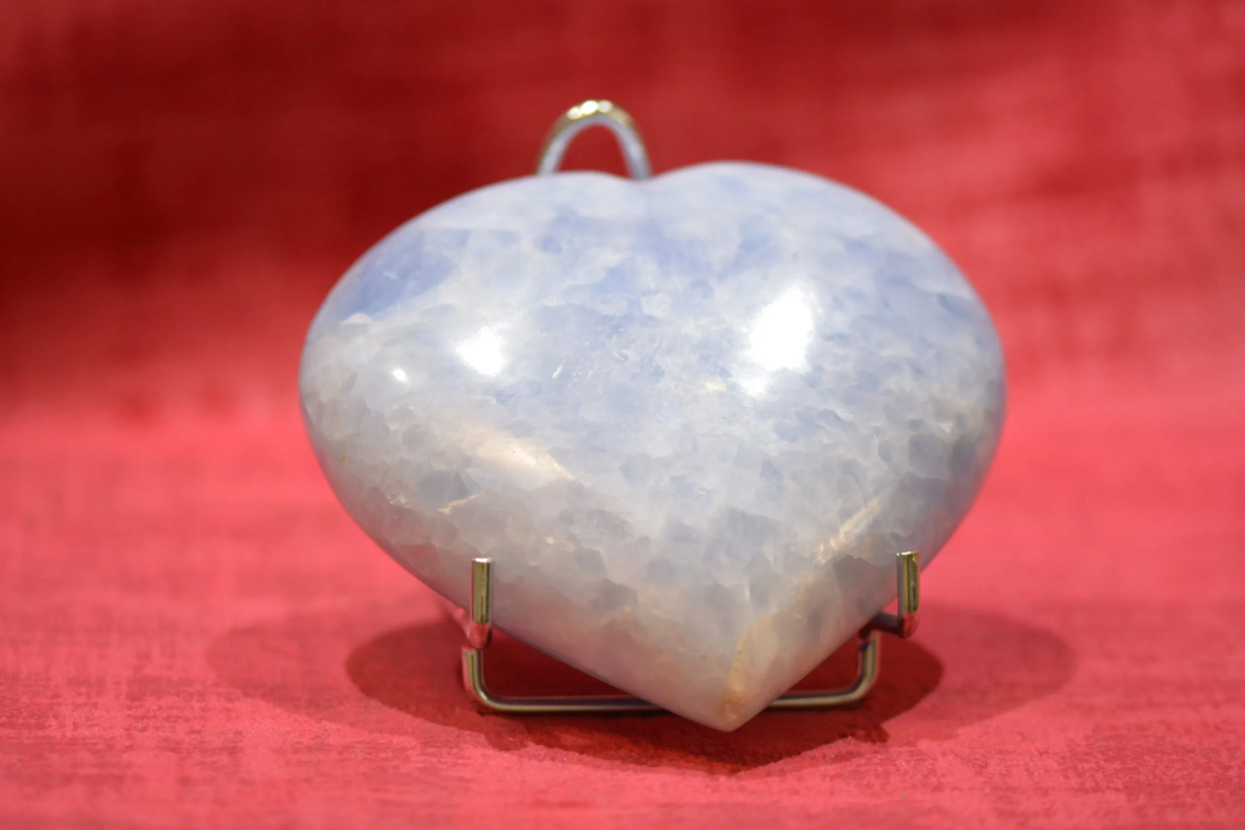 Calcite bleue - Cœur