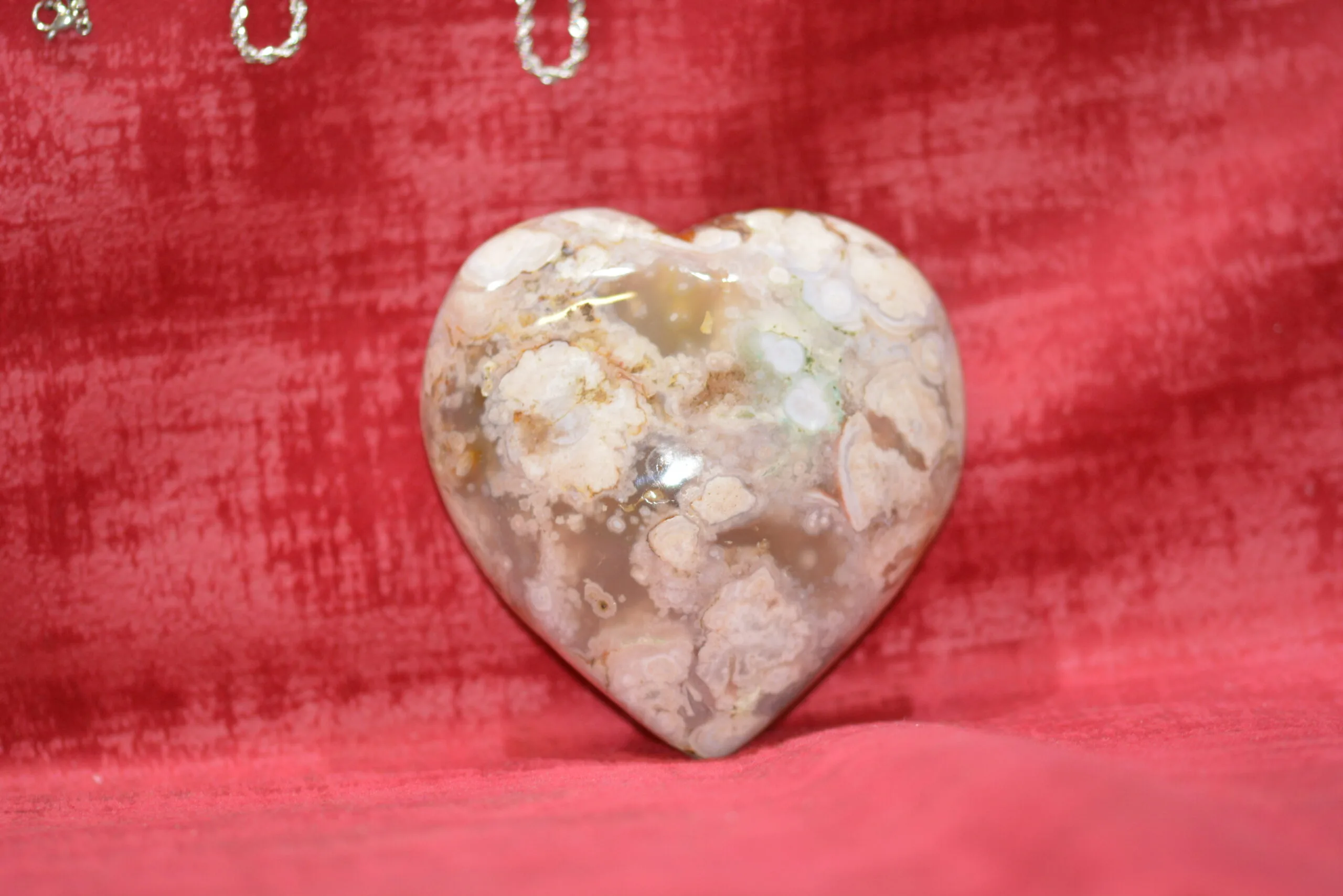 Agate rose - Cœur – Image 7