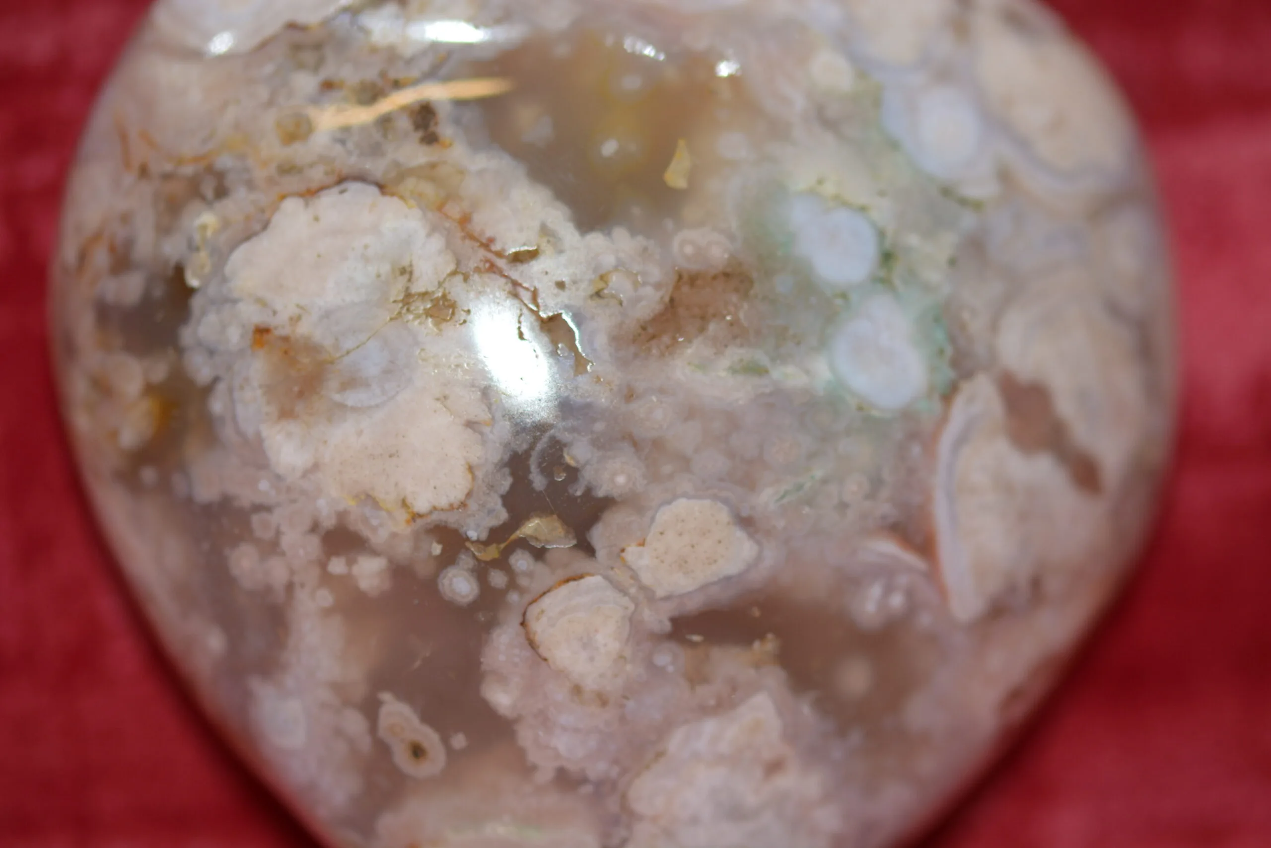 Agate rose - Cœur – Image 6