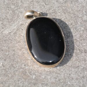Onyx Noire Pendentif